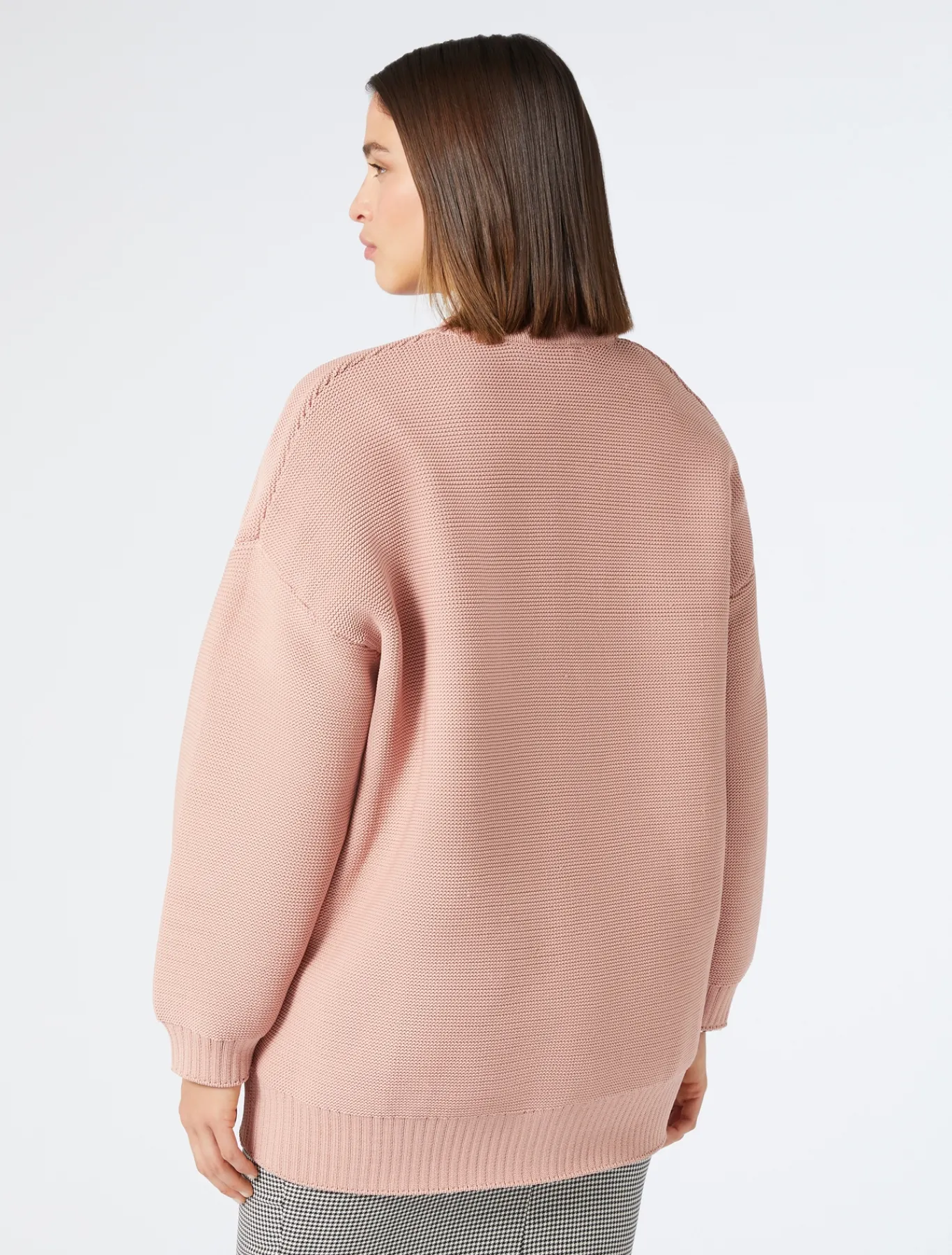 Marina Rinaldi Maglieria | Maglieria*Cardigan in filato neoprene NUDO