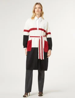 Marina Rinaldi Maglieria | Maglieria*Cardigan in lana BLUMARINO