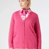 Marina Rinaldi Maglieria | Maglieria*Cardigan in lana FUXIA