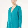 Marina Rinaldi Maglieria | Maglieria*Cardigan in lana VERDE
