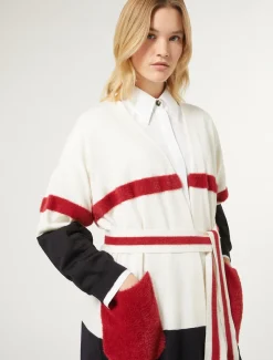 Marina Rinaldi Maglieria | Maglieria*Cardigan in lana BLUMARINO