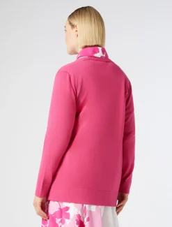 Marina Rinaldi Maglieria | Maglieria*Cardigan in lana FUXIA