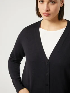 Marina Rinaldi Maglieria | Maglieria*Cardigan in lana BLUNOTTE