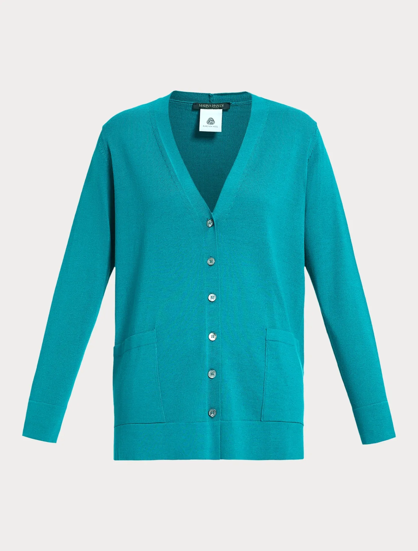 Marina Rinaldi Maglieria | Maglieria*Cardigan in lana VERDE