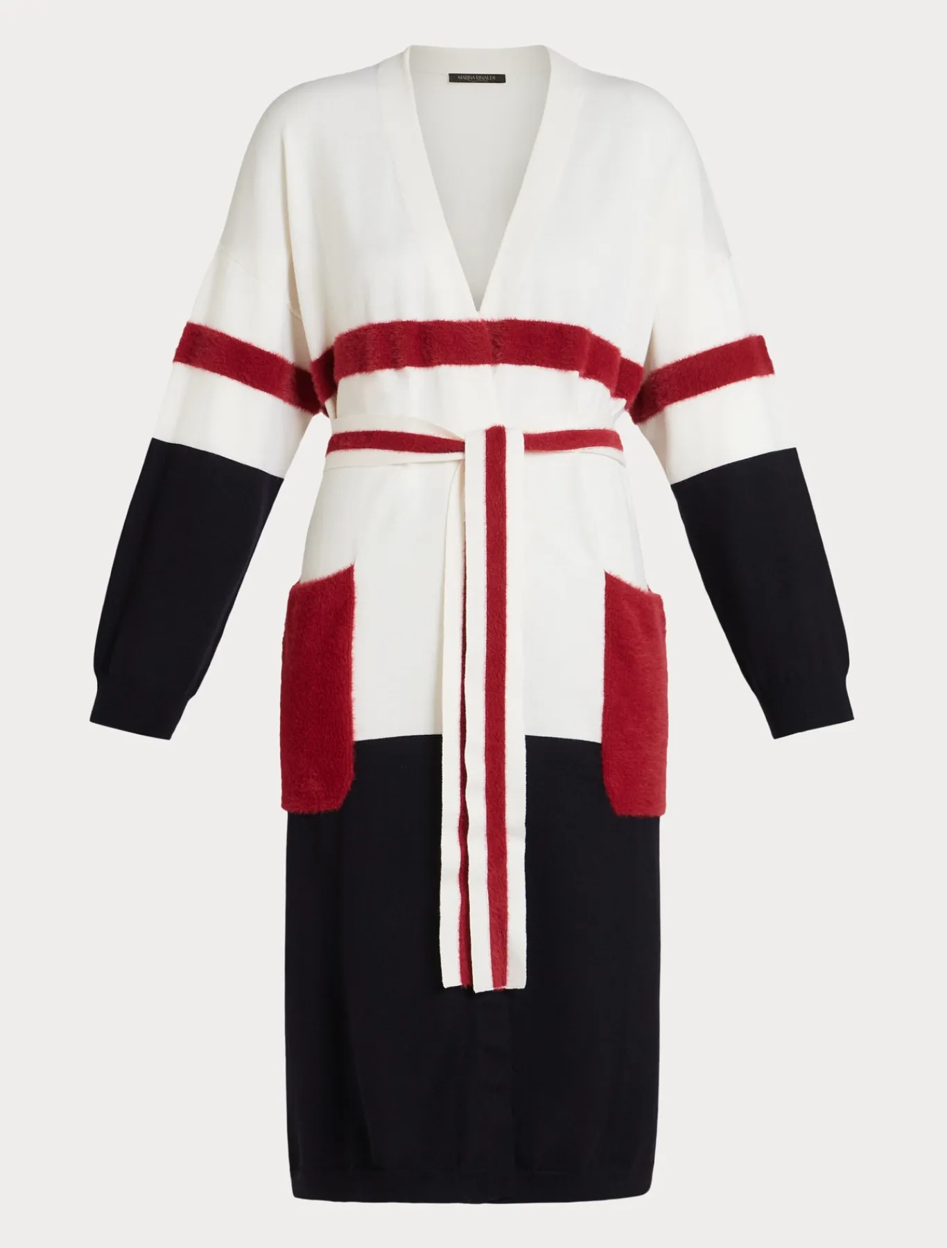 Marina Rinaldi Maglieria | Maglieria*Cardigan in lana BLUMARINO
