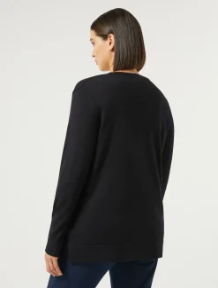 Marina Rinaldi Maglieria | Maglieria*Cardigan in lana BLUNOTTE