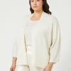 Marina Rinaldi Maglieria | Maglieria*Cardigan in lana metallizzata AVORIO