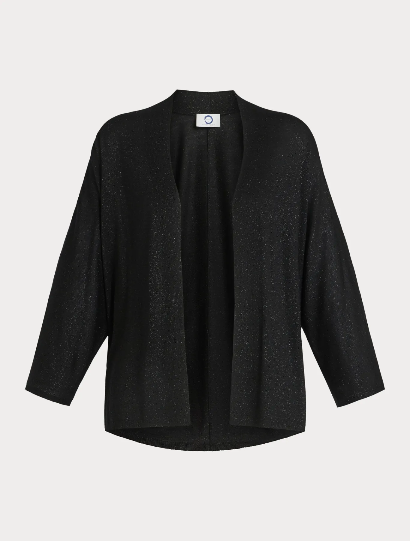 Marina Rinaldi Maglieria | Maglieria*Cardigan in lana metallizzata NERO