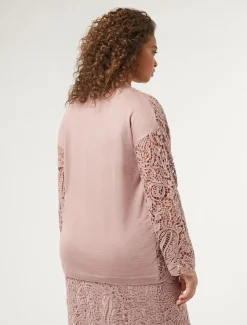 Marina Rinaldi Maglieria | Maglieria*Cardigan in maglia con ricamo CIPRIA