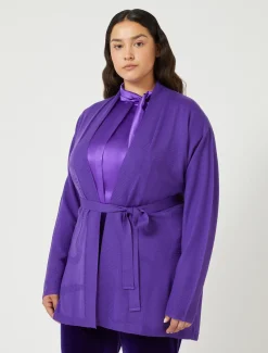 Marina Rinaldi Maglieria | Maglieria*Cardigan in misto lana VIOLA