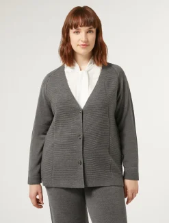 Marina Rinaldi Maglieria | Maglieria*Cardigan in misto lana AVIO