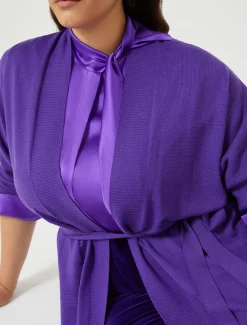 Marina Rinaldi Maglieria | Maglieria*Cardigan in misto lana VIOLA