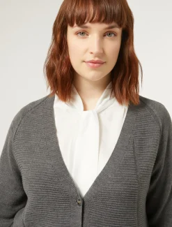 Marina Rinaldi Maglieria | Maglieria*Cardigan in misto lana AVIO