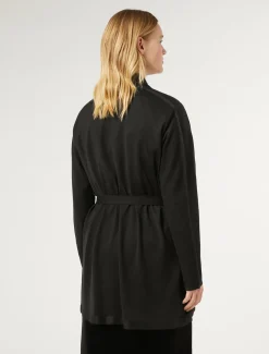 Marina Rinaldi Maglieria | Maglieria*Cardigan in misto lana NERO