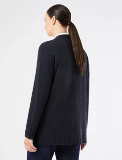 Marina Rinaldi Maglieria | Maglieria*Cardigan in misto lana BLUNOTTE