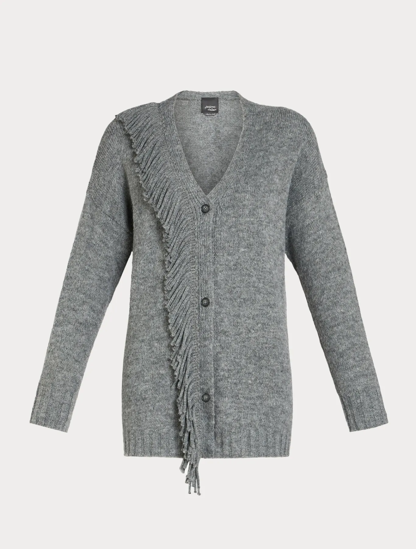 Marina Rinaldi Maglieria | Maglieria*Cardigan in misto lana GRIGIOMEDIO