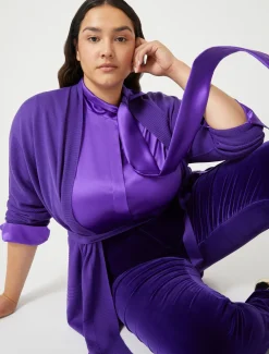 Marina Rinaldi Maglieria | Maglieria*Cardigan in misto lana VIOLA