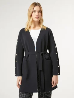 Marina Rinaldi Maglieria | Maglieria*Cardigan in viscosa BLUNOTTE