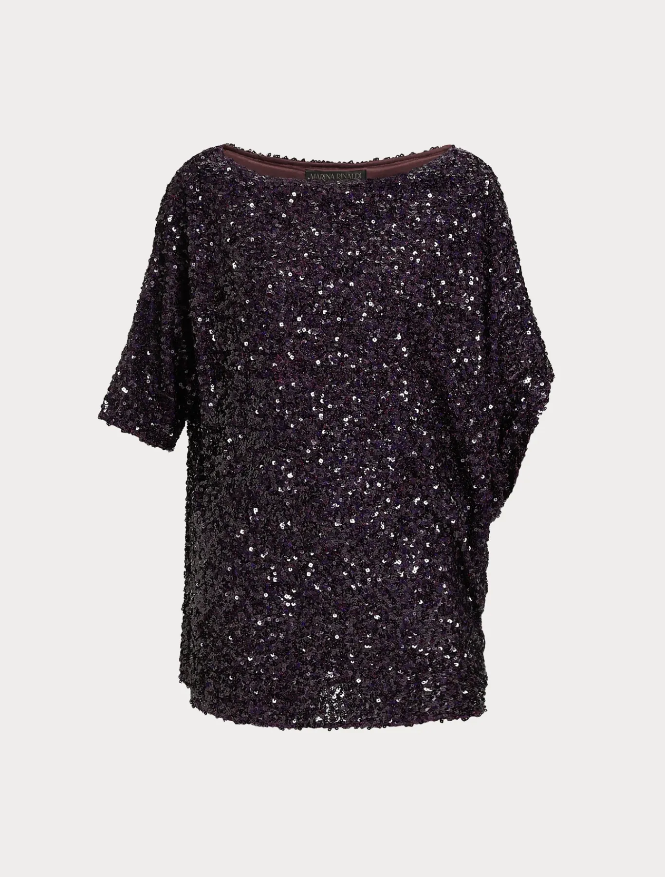 Marina Rinaldi Bluse | Camicie & Bluse*Casacca con paillettes BORDEAUX