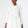 Marina Rinaldi Bluse | Collezione Elegante*Casacca in cady con strass BIANCO