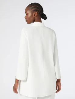 Marina Rinaldi Bluse | Collezione Elegante*Casacca in cady con strass BIANCO