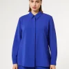 Marina Rinaldi Camicie & Bluse | Camicie & Bluse*Casacca in cady triacetato BLUVIOLA