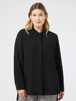 Marina Rinaldi Camicie & Bluse | Camicie & Bluse*Casacca in cady triacetato NERO