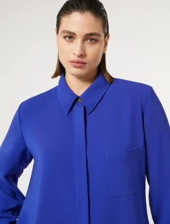 Marina Rinaldi Camicie & Bluse | Camicie & Bluse*Casacca in cady triacetato BLUVIOLA