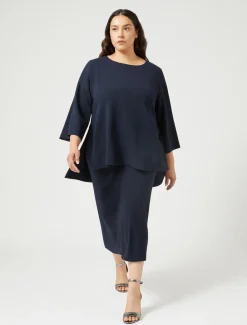 Marina Rinaldi Camicie & Bluse | Camicie & Bluse*Casacca in cady triacetato BLUNOTTE