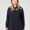 Marina Rinaldi Bluse | Camicie & Bluse*Casacca in crêpe con ricamo BLUNOTTE