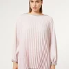 Marina Rinaldi Bluse | Camicie & Bluse*Casacca in crêpe plissé ROSA