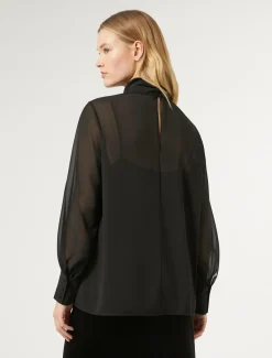 Marina Rinaldi Camicie & Bluse | Camicie & Bluse*Casacca in georgette NERO