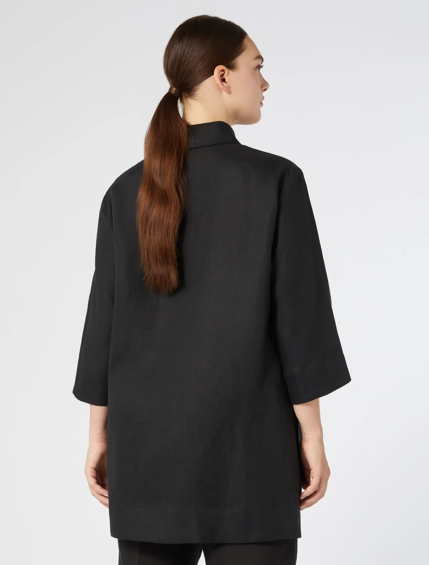 Marina Rinaldi Camicie & Bluse | Camicie & Bluse*Casacca in lino NERO