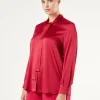 Marina Rinaldi Camicie & Bluse | Camicie & Bluse*Casacca in raso ROSSO