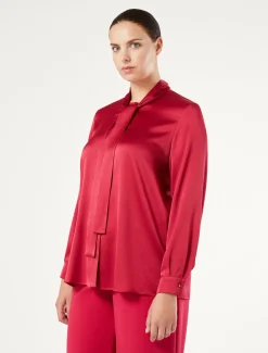 Marina Rinaldi Camicie & Bluse | Camicie & Bluse*Casacca in raso ROSSO