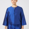 Marina Rinaldi Bluse | Camicie & Bluse*Casacca in shantung di seta VIOLA