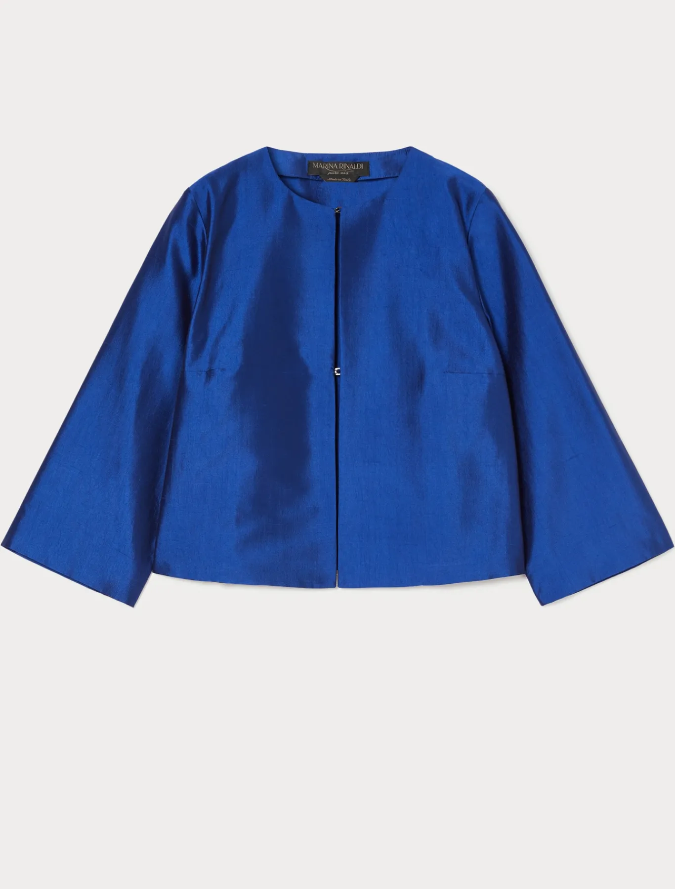 Marina Rinaldi Bluse | Camicie & Bluse*Casacca in shantung di seta VIOLA