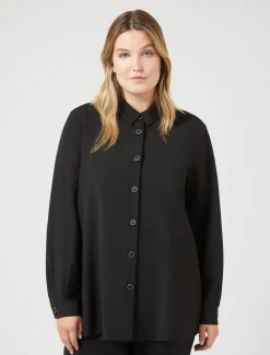 Marina Rinaldi Camicie & Bluse | Camicie & Bluse*Casacca in tela di pura lana NERO