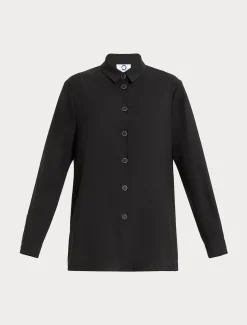Marina Rinaldi Camicie & Bluse | Camicie & Bluse*Casacca in tela di pura lana NERO