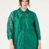 Marina Rinaldi Bluse | Camicie & Bluse*Casacca in tulle ricamato GIADA