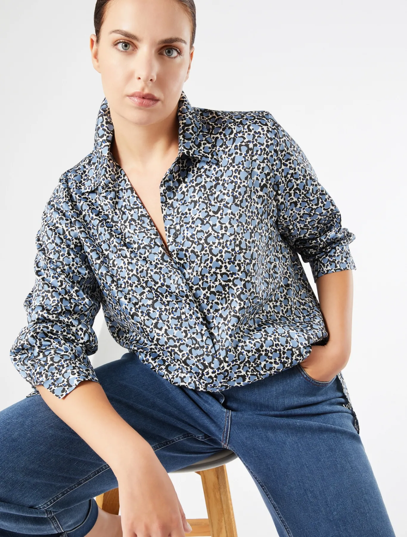 Marina Rinaldi Camicie & Bluse | Camicie & Bluse*Casacca in twill AZZURRO