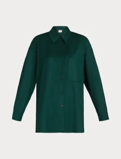 Marina Rinaldi Camicie & Bluse | Camicie & Bluse*Casacca in twill VERDEBOSCO