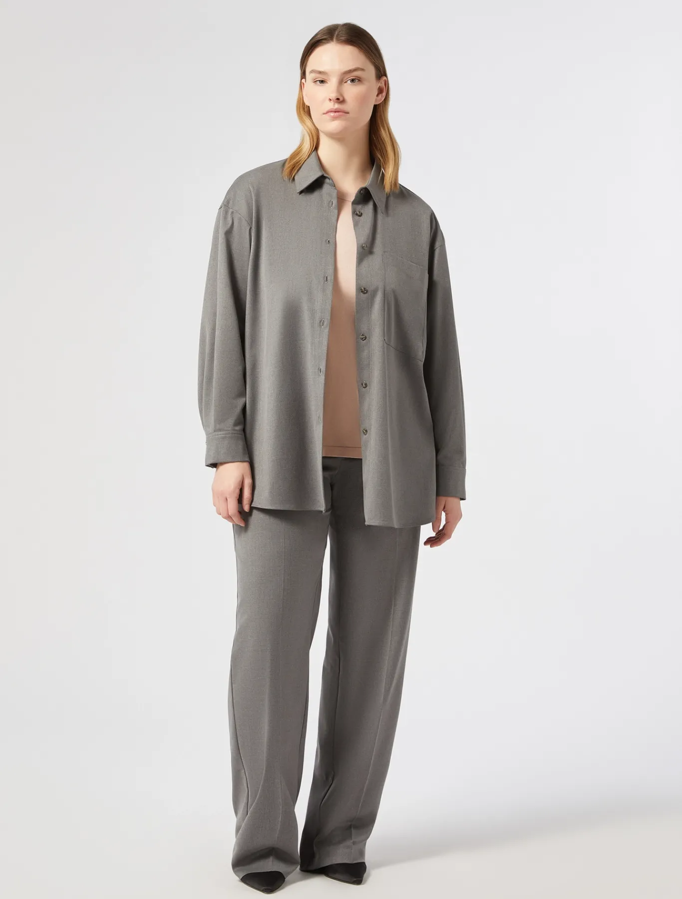 Marina Rinaldi Camicie & Bluse | Camicie & Bluse*Casacca in twill GRIGIOMEDIO