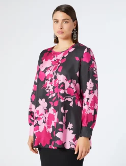 Marina Rinaldi Camicie & Bluse | Camicie & Bluse*Casacca in twill di seta NERO