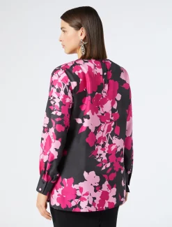 Marina Rinaldi Camicie & Bluse | Camicie & Bluse*Casacca in twill di seta NERO