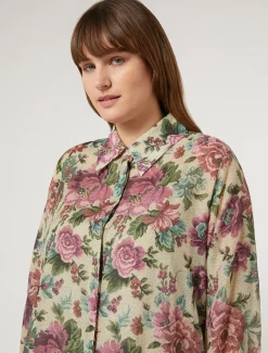 Marina Rinaldi Camicie & Bluse | Camicie & Bluse*Casacca in voile di cotone e seta GIALLOTENUE