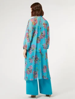 Marina Rinaldi Bluse | Camicie & Bluse*Casacca lunga e top TURCHESE
