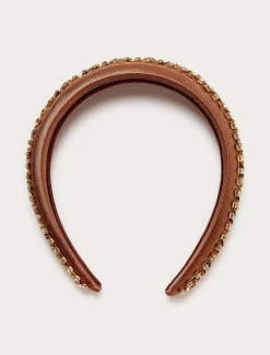 Marina Rinaldi Accessori | Accessori*Cerchietto in raso ricamato CAMMELLO
