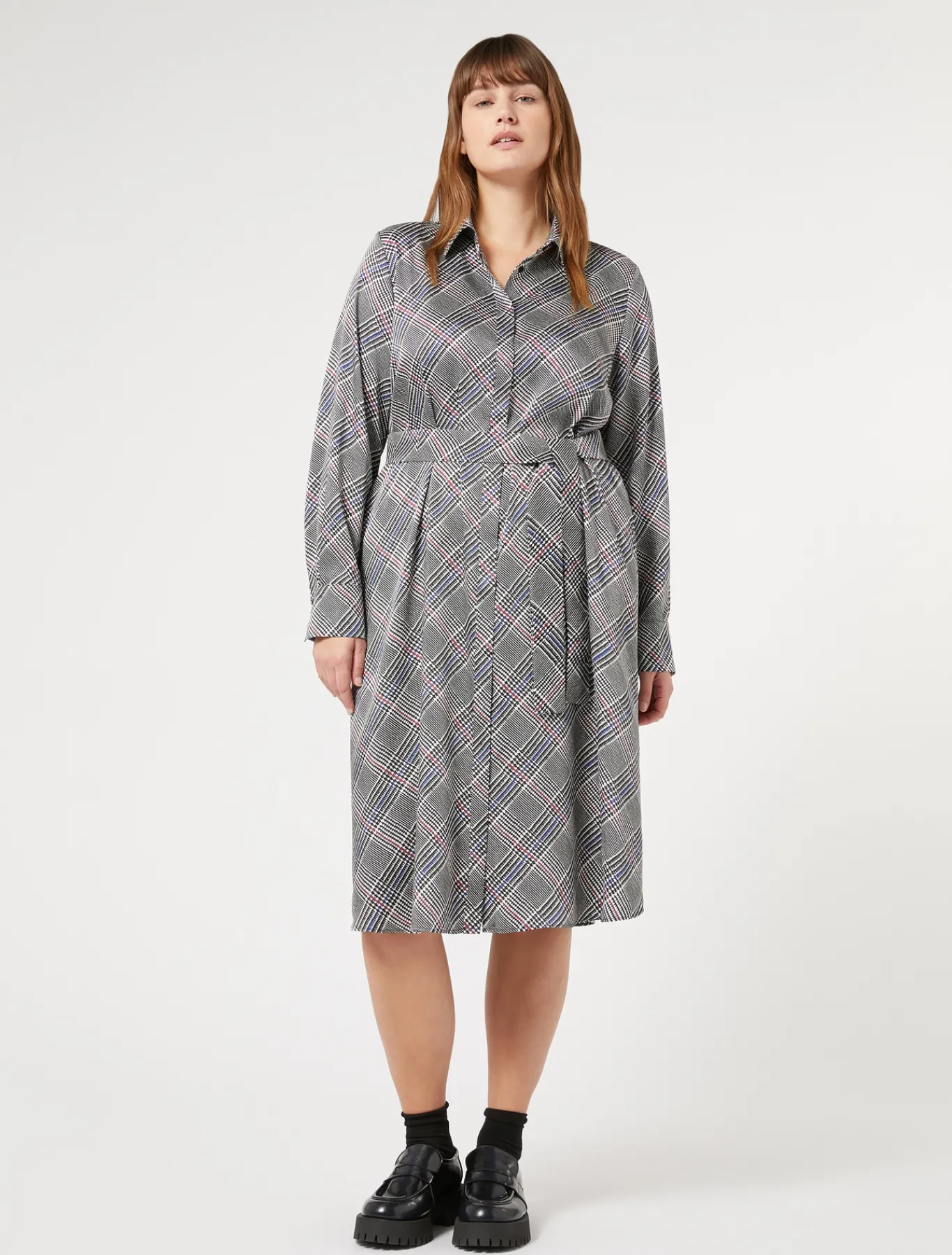Marina Rinaldi Abiti | Abiti*Chemisier in twill NERO