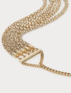 Marina Rinaldi Accessori | Collezione Elegante*Cintura gioiello con strass BEIGEORO